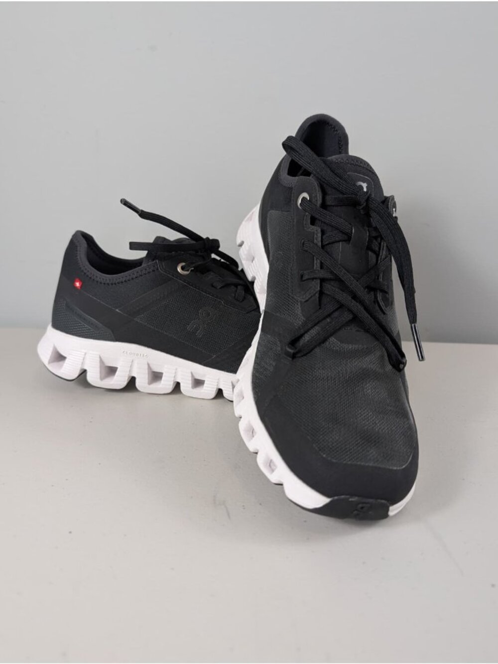 On cloud X 3 AD shoes black running sneakers women's size 9